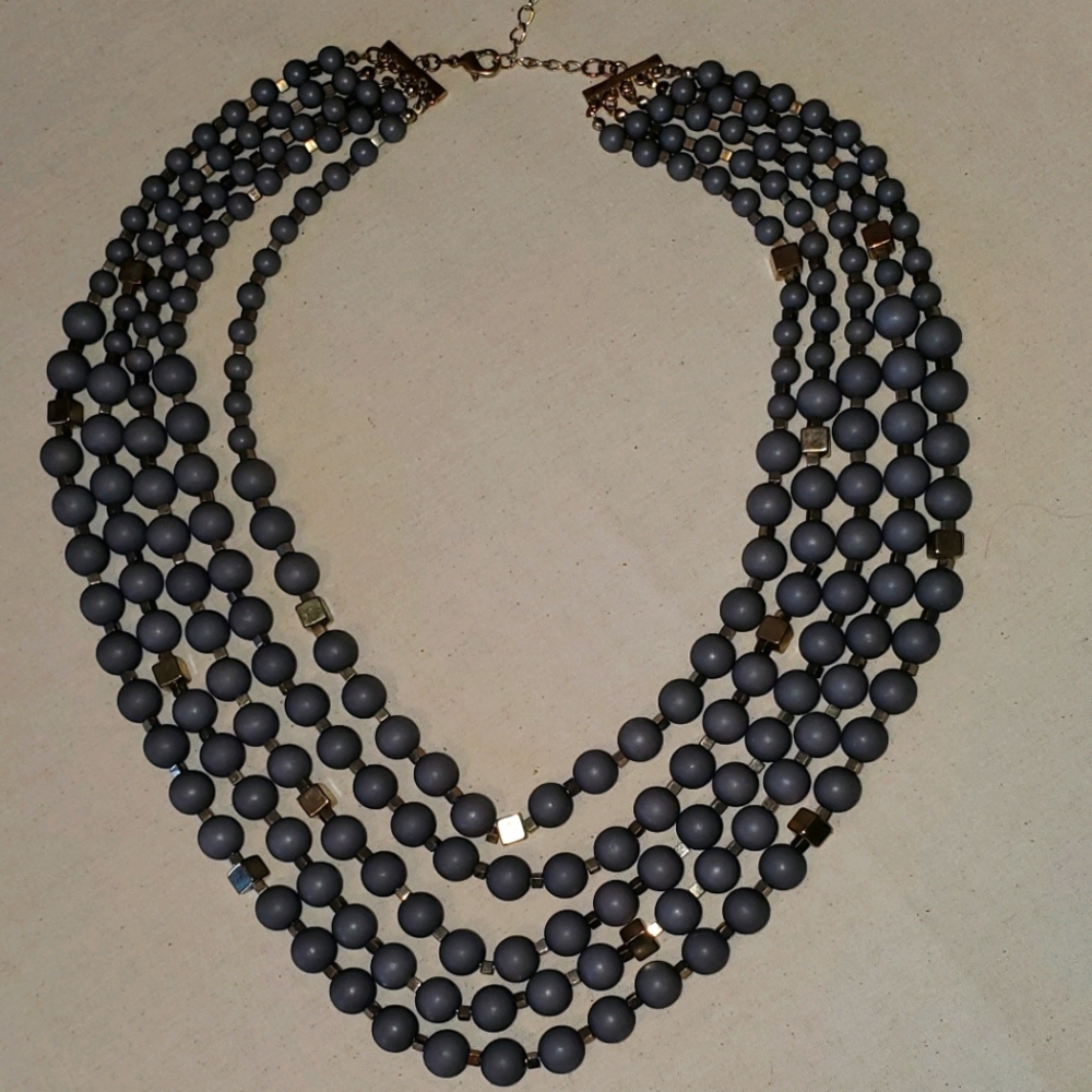 Madison Parker 5-Layer mix beaded necklace